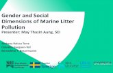 Gender and Social Dimensions of Marine Litter Pollutionsos2019.sea-circular.org/wp-content/uploads/2019/11/... · 2019-11-11 · The gender and human rights dimensions of marine plastic