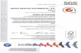 NEXEA CERTIFICACIÓN FSC COC · 2017-10-17 · FSC-STD-40-004 V2-1 Standard for COC Certification - October 2011 Compra y venta de papel y sobres FSC 100%, FSC Mix y FSC Recycled