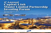 4thAnnual Capital Link Master Limited Partnership ...forums.capitallink.com/mlp/2017/journal.pdf · Tim A. Knox, President & ... Matt Carbone, Managing ... Matthew Cooper, Portfolio