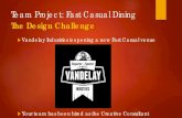 Team Project: Fast Casual Dining€¦ · Team Project: Fast Casual Dining The Design Challenge Presentations: Guidelines: Each team has 6 minutes to present. Minimum of two presenters