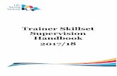 Trainer Skillset Supervision Handbook … · supervision required for the Training Officer. All potential and existing Training Officers must undertake a supervision session for each