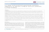 RESEARCH Open Access n-3 fatty acid-enriched parenteral ... · parenteral lipid emulsions in elective surgical and ICU patients, as compared to standard (non-enriched) lipid emulsions,