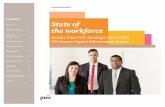 Contents State of the workforce · About PwC HRS 15 About PwC Saratoga 16 Contact 17 Although organizations had seen sustained improvements in their selection and onboarding processes