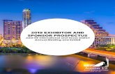 2019 EXHIBITOR AND SPONSOR PROSPECTUS · 2019 EXHIBITOR AND SPONSOR PROSPECTUS Joint ITE International and Texas District Annual Meeting and Exhibit
