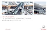 Product brochure Schindler 9300AE escalator · PDF file 8 Schindler Escalators Schindler 9300AE 9 Superb performance, global service The Schindler 9300AE escalator is a product with