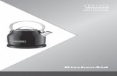 WELCOME TO THE WORLD OF KITCHENAID1 To access filter: Open the lid; the filter is located behind spout inside Electric Kettle. Grasp the top of the filter to remove. 2 Clean under