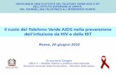 Il ruolo del Telefono Verde AIDS nella prevenzioneold.iss.it/binary/urcf/cont/TVAIDS__CARAGLIA.pdf · DAL COUNSELLING TELEFONICO ALL’INTERVENTO IN RETE. Dicembre 1981 → sono stati