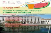19 luglio 2019 ore 9:30 Open Campus Treviso summer edition · Lauree magistrali in • Global Development and Entrepreneurship (GDE) • Interpretariato e Traduzione Editoriale, Settoriale