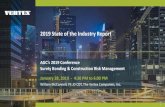 2019 State of the Industry Report - Surety Bonding ... PRELIMINARY WORK PRODUCT – PRIVILEGED & CONFIDENTIAL – ATTORNEY CLIENT COMMUNICATION 2019 State of the Industry Report AGC’s