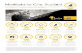 Manifesto for Cats: Scotland · microchip owned cats. Cats Protection is the UK’s leading feline welfare charity. Cats and their welfare are at the centre of everything we do. Our