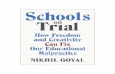 SCHOOLS ON TRIAL - WordPress.com · bartender’s assistant, he learned how to take on responsibili-ties, make decisions, and act professionally. Over time, he developed a love for