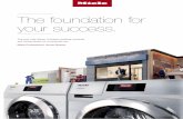 The foundation for your success.€¦ · The foundation for your success. Miele Professional. Immer Besser. The new Little Giants: Compact washing machines and tumble dryers for commercial