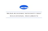 NCAA A CADEMIC INTEGRITY UNIT · TIP 1 TIP 2 TIP 3 TIP 4 TIP 5 Know and review your school's academic misconduct policies and reporting requirements. Make sure any student-athlete