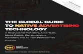 THE GLOBAL GUIDE TO NATIVE ADVERTISING ……The Native Advertising Institute is a global think tank dedicated to leading, educating and connecting mar-keting, advertising, communications