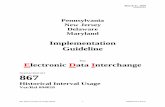 Implementation Guideline Electronic Data InterchangeElectronic Data Interchange TRANSACTION SET 867 Historical Interval Usage Ver/Rel 004010 March 31, 2020 Version 6.5 867 Historical