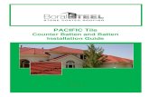 PACIFIC Tile - Boral Roof · Roof Preparation Boral Steel PACIFIC Tiles can be installed over composition shingle or over solid sheathing (solid sheathing will require code approved