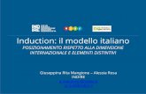 Induction: il modello italiano · 2017-01-25 · riguardo al portfolio e all’attività peer to peer – Valore aggiunti del Bilancio – Maggiore significatività dell’esperienza