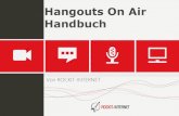 Hangouts On Air Handbuch - DE · Hangout einladen und nicht zu einem Hangout On Air. Google+ Event: Weitere Felder 4. Wählen Sie auch die Option On Air-Veranstaltung NICHT aus. Diese