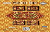 Autumn Time - FabShop Hop...Autumn Time Finished Runner Size: 53 x 20 Finished Place Mat Size: 16 ½ x 12 49 West 37th Street, New York, NY 10018 tel: 212-686-5194 fax: 212-532-3525