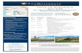 DAYDESTINATION ACTIVITIES cruise features...TASTE OF BORDEAUX April 11 - 18, 2019 Enjoy a 7-night river cruise aboard AmaDolce, roundtrip from Bordeaux Optional pre-cruise land program: