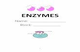 ENZYMES - Weeblya. Enzymes lower the activation energy for reactions and help them occur faster than reactions without enzymes OR b. Enzymes denature at high temperatures Applesauce