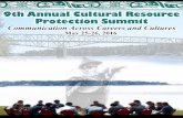 9th Annual Cultural Resource Protection Summit...Welcome to the 2016 Cultural Resource Protection Summit! Communication Across Careers and Cultures On behalf of our host, The Suquamish