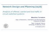 Network Design and Planning (sq16)networks.cs.ucdavis.edu/~tornatore/Tornatore_files/... · Network Design and Planning (sq16) Analysis of offered, carried and lost traffic in circuit-switched