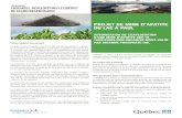 PROJET DE MINE D’APATITE DU LAC À PAUL · Le projet de mine d’apatite du lac à Paul nécessitera un investissement de départ d’environ 1,2 rapports de suivi sur les aspects