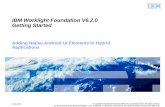 IBM Worklight Foundation V6.2.0 Getting Startedpublic.dhe.ibm.com/software/mobile-solutions/work... · Startup Flow When you create a new Hybrid application, Worklight creates and