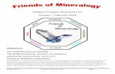 INDIANA S Friends CI of Mineralogy · advanced amateurs. We are one of seven chapters operating under the umbrella of the national Friends of Mineralogy organization. In all, there