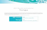 2017 Results Summary for Tonga · Federated States of Micronesia, Tonga, Wallis and Futuna Tails app used in 4 new PICTs, bringing the total to 9 PICTs by end of 2017. Fisheries staff