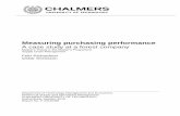 Measuring purchasing performancepublications.lib.chalmers.se/records/fulltext/255150/... · 2018-06-19 · enable purchasing performance and effectively contribute to the company's
