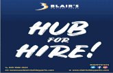 HUB - Blairs Holiday Parks · 2019-01-17 · facilities, fridge/freezer, as well as kitchenware, glassware and cutlery Conference tables, chairs, lectern, lipchart & pens Layout No.
