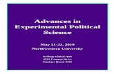 Advances in Experimental Political Sciencefaculty.wcas.northwestern.edu/~jnd260/cab...Advances in Experimental Political Science May 21-22, 2019 Northwestern University Kellogg Global