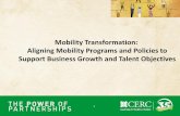 Mobility Transformation: Aligning Mobility Programs and ...€¦ · Enhancing the Value of Mobility . 7 Mobility Strategy . 8 ... How will we measure ROI? What is our program performance