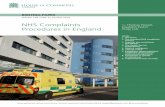 NHS Complaints Procedures · Number CBP 7168, 11 October 2019 2 . Contents Summary 3 1. Overview 4 Statistics on complaints to the NHS 4 2. The standard NHS complaints process 6 2.1