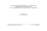 RE-ENGINEERING LABOUR ADMINISTRATION TO PROMOTE … · vi Re-engineering Labour Administration to Promote Decent Work economy and barriers to work-related training removed. In a way,