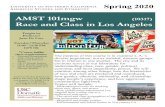 AMST 101mgw (10317) Race and Class in Los Angeles€¦ · AMST 101mgw (10317) Race and Class in Los Angeles Taught by Professor Juan De Lara Tuesday/Thursday 11:00 - 12:20 PM GFS