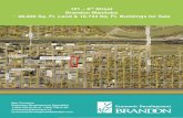 121 6 Street Brandon Manitoba ~ 48,000 Sq. Ft. Land ...economicdevelopmentbrandon.com/images/pdf/... · ~ 48,000 Sq. Ft. Land & 10,734 Sq. Ft. Buildings for Sale SUBJECT PROPERTY.