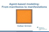 Agent-based modeling: From manifestos to manifestationscomplexities.org/ABM17/wp-content/uploads/2017/04/... · TRACE element: MODEL ANALYSIS “model performance is potentially sensitive