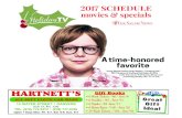oliday movies & specials H TV The Salem News · 2017-11-22 · holiday movies evoke a sense of nostalgia as parents, kids, grand-parents and others reminisce about days of Christmas