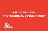 media studies professional development · § Using your coursework to build your portfolio § Student should see their coursework in Media Studies as a way to build a portfolio of