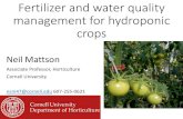 management for hydroponic crops - hos.ifas.ufl.edu · Element UA-CEAC A (Tomato at Stage 1) UA-CEAC B (Tomato at Stage 2) UA-CEAC C (Tomato at Stage 3; or Multi-crop) NO 3-N 90 120