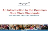 An Introduction to the Common Core State Standards...6.G.1 Find the area of right triangles, other triangles, special quadrilaterals, and polygons by composing into rectangles or decomposing