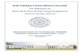 Ph.D. INFORMATION BROCHURE For autumn semester 2020-2Nearest airport to Roorkee is Dehradun's Jolly Grant airport but most preferable airport nearest from Roorkee is the New Delhi