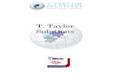 T.Taylor Solutions Graffiti removal *SU2 Bio-hazard decontamination cleaning SU9 Chewing gum removal