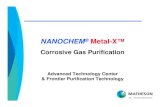 Corrosive Gas Purification€¦ · 3 Delivery Issues of Ultra-Pure HCl • Moisture – Causes corrosion resulting in emission of • metal oxide and metal chloride particles •