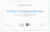 Cristian Giuseppe Barbato - Arkas Tech · 2018-12-30 · President — Google EMEA ID certificato: GOO gle Digital Training CEO - IAB Europe riceve il presente certificato che attesta