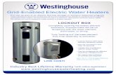 Grid-Enabled Electric Water Heaters · Grid-Enabled Electric Water Heaters Grid-Enabled Electric Water Heater combines high quality stainless steel construction and energy efficient