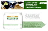 LAND O LAKES NEW! Amplifier Max Protein Blend Calf Milk ......® Max Protein Blend Calf Milk Replacer 25% Protein, 17% Fat LAND O LAKES® Amplifier® Max Protein Blend calf milk replacer